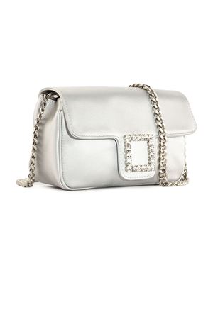 Grey satin Lunette shoulder bag ROBERTO FESTA | LUNETTEPERLA